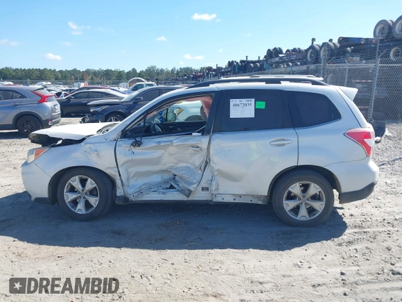 2014 Subaru Forester 2.5i Touring with VIN JF2SJAMC6EH413261, listed as a IAAI auction lot 40672035 with 1 mi miles. Bid and sale history available at carsss.com. Image 14.