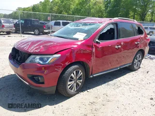 2017 Nissan Pathfinder SV with VIN 5N1DR2MN7HC670336, listed as a IAAI auction lot 42048416 with 70,088 mi miles and . Bid and sale history available at DreamBid. Image 2.