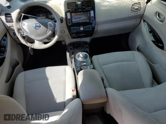 2017 Nissan LEAF SL with VIN 1N4BZ0CP8HC305639, listed as a Copart auction lot 72164814 with 21,897 mi miles and Salvage Title. Bid and sale history available at carsss.com. Image 8.
