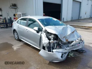 2020 Toyota Corolla L with VIN 5YFDPRAE3LP005764, listed as a IAAI auction lot 36486193 with 53,048 mi miles. Bid and sale history available at carsss.com. Image 1.