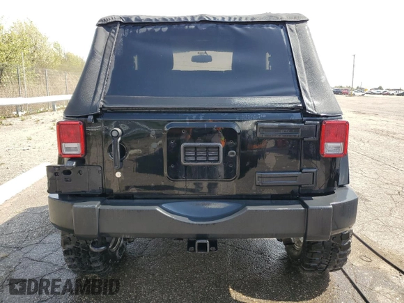 2016 Jeep Wrangler Sport with VIN 1C4AJWAG8GL134327, listed as a Copart auction lot 55039655 with 110,878 mi miles and Clean Title. Bid and sale history available at carsss.com. Image 6.