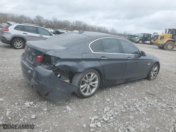 2015 BMW 5 Series 535i xDrive with VIN WBA5B3C51FD544501, listed as a Copart auction lot 44015325 with 185,034 mi miles and Salvage Title. Bid and sale history available at carsss.com. Image 3.