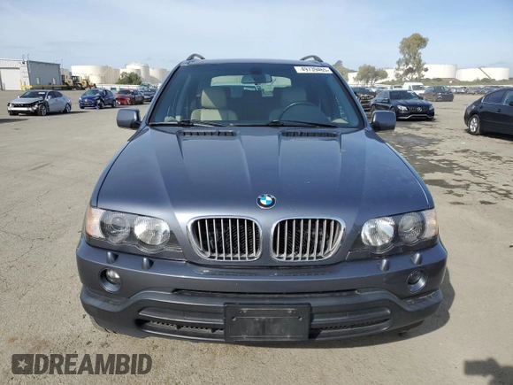 2003 BMW X5 4.4i with VIN 5UXFB33583LH49887, listed as a Copart auction lot 49739465 with 178,534 mi miles and Clean Title. Bid and sale history available at carsss.com. Image 5.
