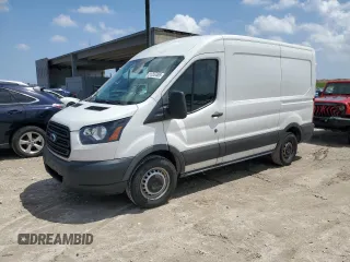 2019 Ford Transit with VIN 1FTYE1CM3KKB83796, listed as a Copart auction lot 54079855 with 76,721 mi miles and Salvage Title. Bid and sale history available at DreamBid. Image 1.