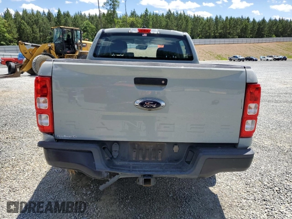 2021 Ford Ranger XL with VIN 1FTER4EH7MLD20616, listed as a Copart auction lot 57548345 with 165,106 mi miles and Salvage title. Bid and sale history available at DreamBid. Image 6.