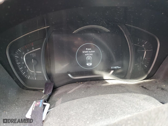 2019 Hyundai Santa Fe SEL with VIN 5NMS33AD0KH055473, listed as a Copart auction lot 45089505 with 111,875 mi miles and Salvage Title. Bid and sale history available at carsss.com. Image 9.