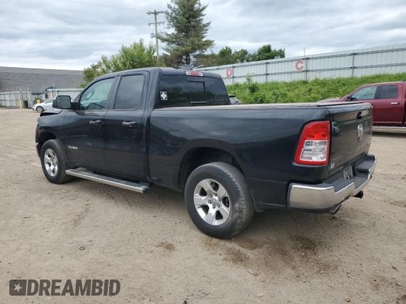 2020 Ram 1500 Big Horn with VIN 1C6SRFBT1LN419966, listed as a Copart auction lot 58002795 with 84,959 mi miles and Salvage title. Bid and sale history available at DreamBid. Image 2.