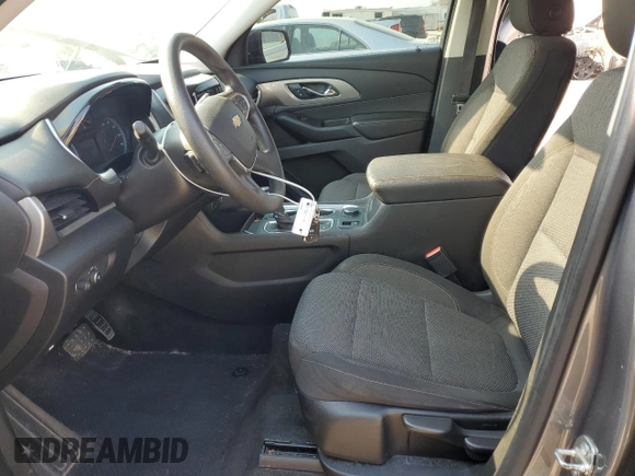 2020 Chevrolet Traverse LS with VIN 1GNERFKWXLJ140272, listed as a Copart auction lot 48735895 with 109,945 mi miles and Salvage title. Bid and sale history available at DreamBid. Image 7.