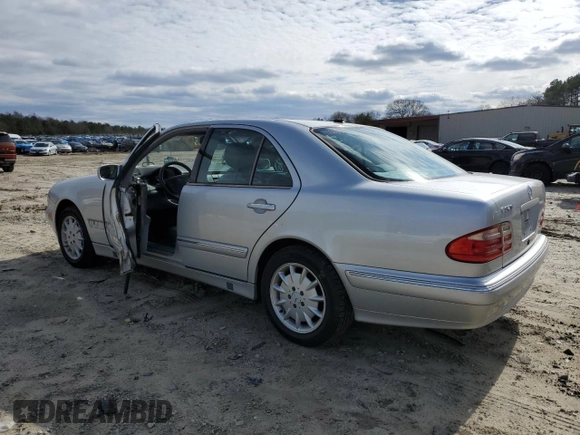 2001 Mercedes-Benz E-Class with VIN WDBJF65J71B310514, listed as a Copart auction lot 47876655 with 188,013 mi miles and Salvage Title. Bid and sale history available at carsss.com. Image 2.