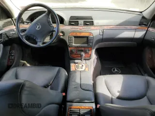 2005 Mercedes-Benz S-Class 5.0L with VIN WDBNG84J15A455913, listed as a Copart auction lot 72368294 with 146,334 mi miles and Clean Title. Bid and sale history available at carsss.com. Image 8.