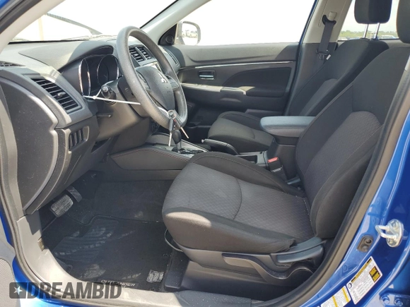 2019 Mitsubishi Outlander ES with VIN JA4AP3AU4KU034256, listed as a Copart auction lot 56124925 with 38,377 mi miles and Clean title. Bid and sale history available at DreamBid. Image 7.