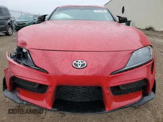 2020 Toyota GR Supra 3.0 with VIN WZ1DB4C05LW025865, listed as a Copart auction lot 87615805 with 0 mi miles and Salvage Title. Bid and sale history available at carsss.com. Image 5.