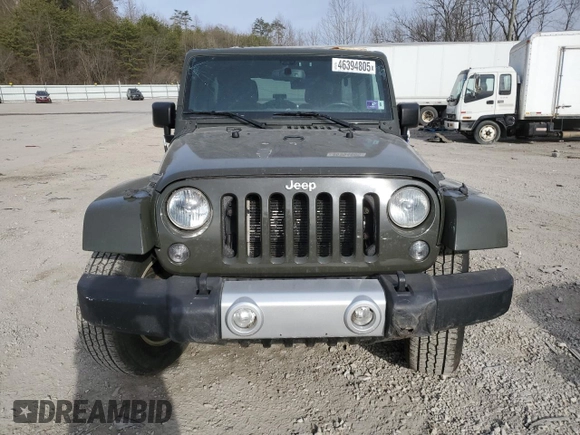 2015 Jeep Wrangler Unlimited Wrangler X with VIN 1C4BJWEG4FL769347, listed as a Copart auction lot 46394805 with 151,011 mi miles and Salvage title. Bid and sale history available at DreamBid. Image 5.