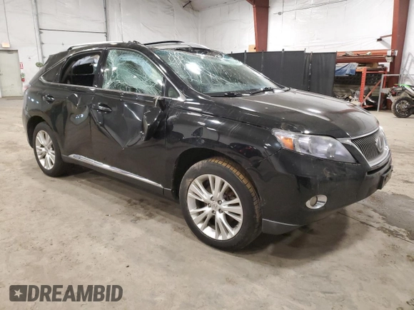 2012 Lexus RX 450h with VIN JTJBC1BA8C2427086, listed as a Copart auction lot 48743895 with 160,644 mi miles and Salvage title. Bid and sale history available at DreamBid. Image 4.