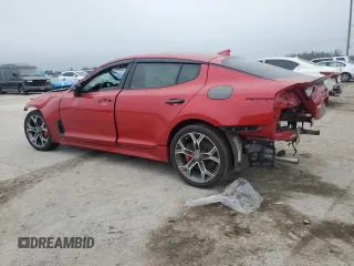 2020 Kia Stinger GT with VIN KNAE35LC4L6079560, listed as a Copart auction lot 89122095 with Not Provided miles and Salvage Title. Bid and sale history available at DreamBid. Image 2.