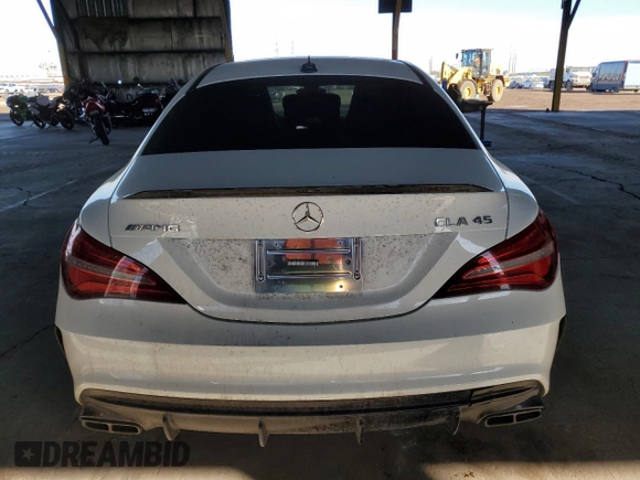 2017 Mercedes-Benz CLA 45 AMG with VIN WDDSJ5CB1HN453354, listed as a Copart auction lot 80338774 with 29,591 mi miles and Salvage Title. Bid and sale history available at DreamBid. Image 6.