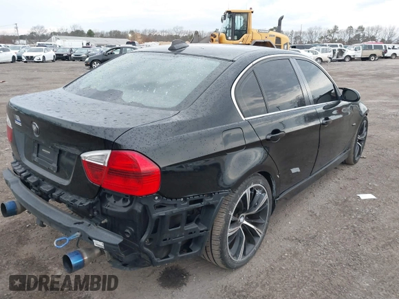 2008 BMW 3 Series 335xi with VIN WBAVD53598A009670, listed as a IAAI auction lot 38985826 with 999,999 mi miles. Bid and sale history available at carsss.com. Image 4.