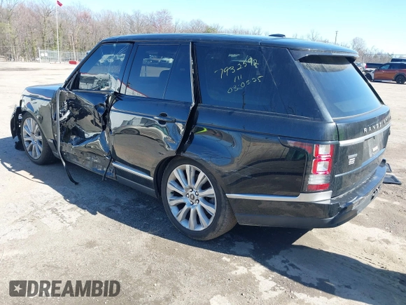2013 Land Rover Range Rover SC z VIN SALGS2EFXDA102996, wystawiony jako IAAI lot #41860343 z przebiegiem Nie podano mil oraz . Historia ofert i sprzedaży dostępna na DreamBid. Obrazek 3.