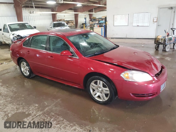 2014 Chevrolet Impala LT with VIN 2G1WB5E36E1156830, listed as a Copart auction lot 52798025 with 160,595 mi miles and Clean Title. Bid and sale history available at DreamBid. Image 4.