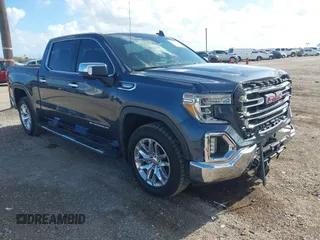 2021 GMC Sierra 1500 SLT z VIN 1GTU9DED7MZ264120, wystawiony jako IAAI lot #41135136 z przebiegiem 40 256 mil mil oraz . Historia ofert i sprzedaży dostępna na DreamBid. Obrazek 1.