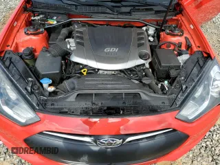 2013 Hyundai Genesis Coupe R-Spec with VIN KMHHU6KJ7DU089592, listed as a Copart auction lot 58712485 with 101,402 mi miles and Salvage title. Bid and sale history available at DreamBid. Image 11.