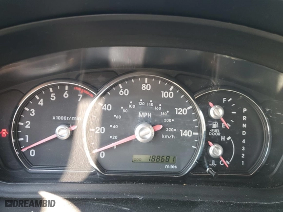 2007 Mitsubishi Galant ES with VIN 4A3AB36F67E054215, listed as a Copart auction lot 49970305 with 188,681 mi miles and Salvage Title. Bid and sale history available at carsss.com. Image 9.