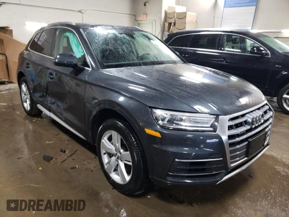 2019 Audi Q5 Premium with VIN WA1ANAFYXK2079977, listed as a Copart auction lot 46143885 with 41,468 mi miles and Salvage Title. Bid and sale history available at carsss.com. Image 4.