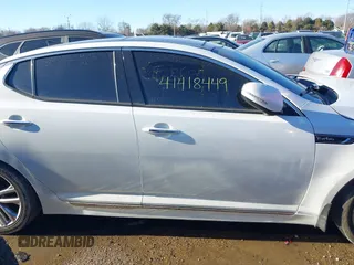 2014 Kia Optima SXL Turbo with VIN 5XXGR4A61EG343260, listed as a IAAI auction lot 41418449 with 133,555 mi miles and . Bid and sale history available at DreamBid. Image 12.