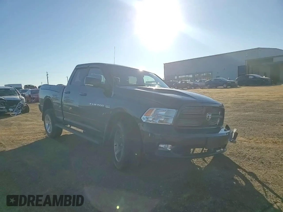 2012 Ram 1500 Sport with VIN 1C6RD7HT5CS273356, listed as a Copart auction lot 82867324 with 131,364 mi miles and Salvage title. Bid and sale history available at DreamBid. Image 10.