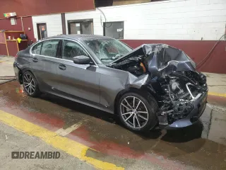 2019 BMW 3 Series 330i xDrive with VIN WBA5R7C59KAJ85302, listed as a Copart auction lot 46844465 with 54,469 mi miles and Salvage Title. Bid and sale history available at carsss.com. Image 4.