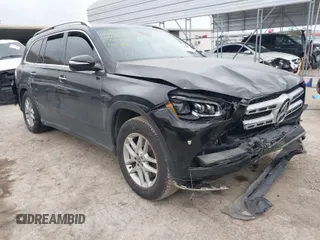 2020 Mercedes-Benz GLS with VIN 4JGFF5KE5LA072756, listed as a IAAI auction lot 41503366 with 66,535 mi miles. Bid and sale history available at carsss.com. Image 1.