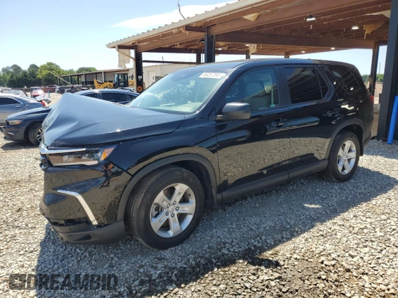 2023 Honda Pilot LX with VIN 5FNYG2H21PB004294, listed as a Copart auction lot 58257395 with 31,498 mi miles and Salvage title. Bid and sale history available at DreamBid. Image 1.