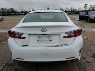 2017 Lexus RC with VIN JTHSM5BC0H5003592, listed as a Copart auction lot 44818705 with 51,871 mi miles and Salvage Title. Bid and sale history available at carsss.com. Image 6.