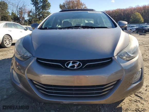 2013 Hyundai Elantra GLS PZEV with VIN 5NPDH4AE1DH217707, listed as a Copart auction lot 81899074 with 144,437 mi miles and Salvage Title. Bid and sale history available at carsss.com. Image 5.