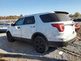 2016 Ford Utility Police Interceptor with VIN 1FM5K8AR9GGB81463, listed as a Copart auction lot 76627934 with 76,851 mi miles and Clean Title. Bid and sale history available at carsss.com. Image 2.