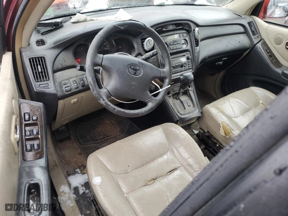 2003 Toyota Highlander with VIN JTEHF21A430108884, listed as a Copart auction lot 84998654 with 242,005 mi miles and Clean Title. Bid and sale history available at carsss.com. Image 8.