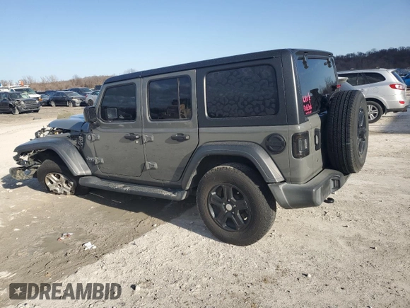 2020 Jeep Wrangler Unlimited Sport S z VIN 1C4HJXDG7LW271235, wystawiony jako Copart lot #48398275 z przebiegiem 62 734 mil mil oraz Szkoda całkowita • Salvage title. Historia ofert i sprzedaży dostępna na DreamBid. Obrazek 2.