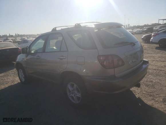1999 Lexus RX 300 Luxury SUV with VIN JT6HF10U3X0041346, listed as a Copart auction lot 77146624 with 214,162 mi miles and Clean Title. Bid and sale history available at carsss.com. Image 2.