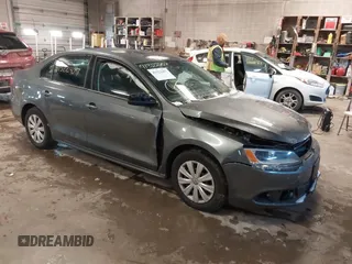 2014 Volkswagen Jetta S with VIN 3VW2K7AJ7EM229134, listed as a IAAI auction lot 41322407 with 91,823 mi miles and . Bid and sale history available at DreamBid. Image 1.