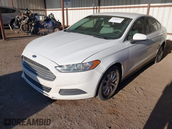 2015 Ford Fusion S with VIN 3FA6P0G75FR127320, listed as a IAAI auction lot 41868697 with 150,858 mi miles. Bid and sale history available at carsss.com. Image 17.