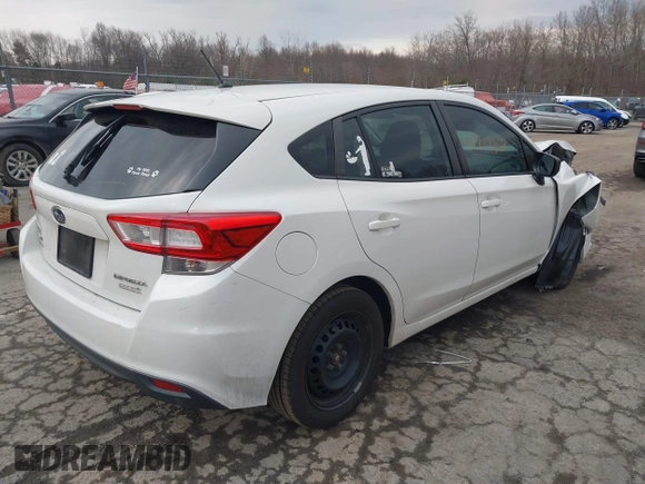 2017 Subaru Impreza with VIN 4S3GTAA68H3751534, listed as a IAAI auction lot 41719864 with 100,417 mi miles. Bid and sale history available at carsss.com. Image 4.