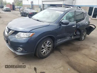 2015 Nissan Rogue SL z VIN 5N1AT2MV0FC789864, wystawiony jako Copart lot #54976055 z przebiegiem 139 574 mil mil oraz Szkoda całkowita • Salvage title. Historia ofert i sprzedaży dostępna na DreamBid. Obrazek 1.