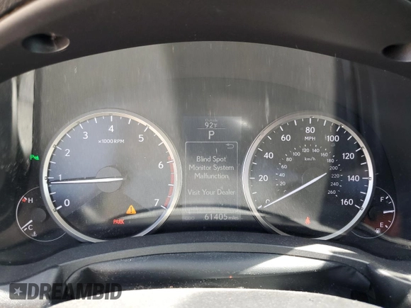 2017 Lexus NX 200t with VIN JTJYARBZ2H2056339, listed as a Copart auction lot 47806775 with 61,405 mi miles and Salvage title. Bid and sale history available at DreamBid. Image 9.
