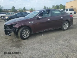 2018 Kia Optima LX z VIN 5XXGT4L33JG178794, wystawiony jako Copart lot #55016635 z przebiegiem 133 171 mil mil oraz Szkoda całkowita • Salvage title. Historia ofert i sprzedaży dostępna na DreamBid. Obrazek 1.