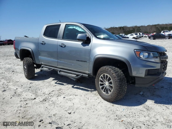 2022 Chevrolet Colorado 4WD ZR2 with VIN 1GCGTEEN1N1240974, listed as a Copart auction lot 49342335 with 18,980 mi miles and Salvage Title. Bid and sale history available at carsss.com. Image 4.