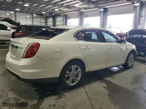 2009 Lincoln MKS with VIN 1LNHM93R99G619461, listed as a Copart auction lot 68281524 with 158,722 mi miles and Salvage Title. Bid and sale history available at carsss.com. Image 3.