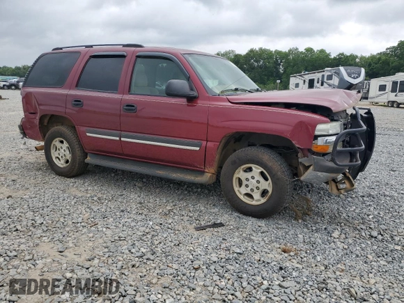 2004 Chevrolet Tahoe LS with VIN 1GNEC13Z44J319700, listed as a Copart auction lot 57966475 with 156,494 mi miles and Salvage title. Bid and sale history available at DreamBid. Image 4.
