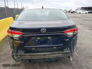 2020 Toyota Corolla LE with VIN 5YFEPRAE4LP126257, listed as a IAAI auction lot 41774270 with 90,768 mi miles. Bid and sale history available at carsss.com. Image 17.