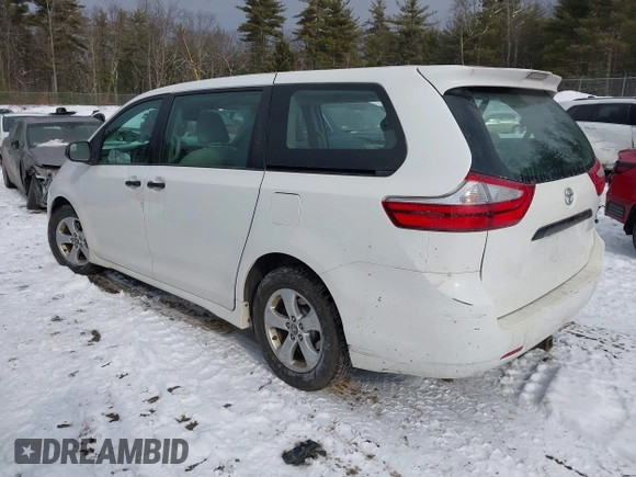 2018 Toyota Sienna L with VIN 5TDZZ3DC5JS901902, listed as a IAAI auction lot 41431684 with 101,481 mi miles and . Bid and sale history available at DreamBid. Image 3.