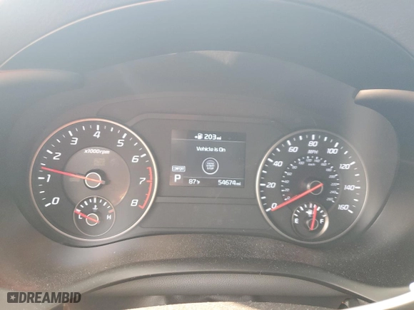 2021 Kia Stinger GT-Line with VIN KNAE15LA6M6088735, listed as a Copart auction lot 76973824 with 68,419 mi miles and Salvage Title. Bid and sale history available at carsss.com. Image 9.